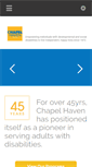 Mobile Screenshot of chapelhaven.org